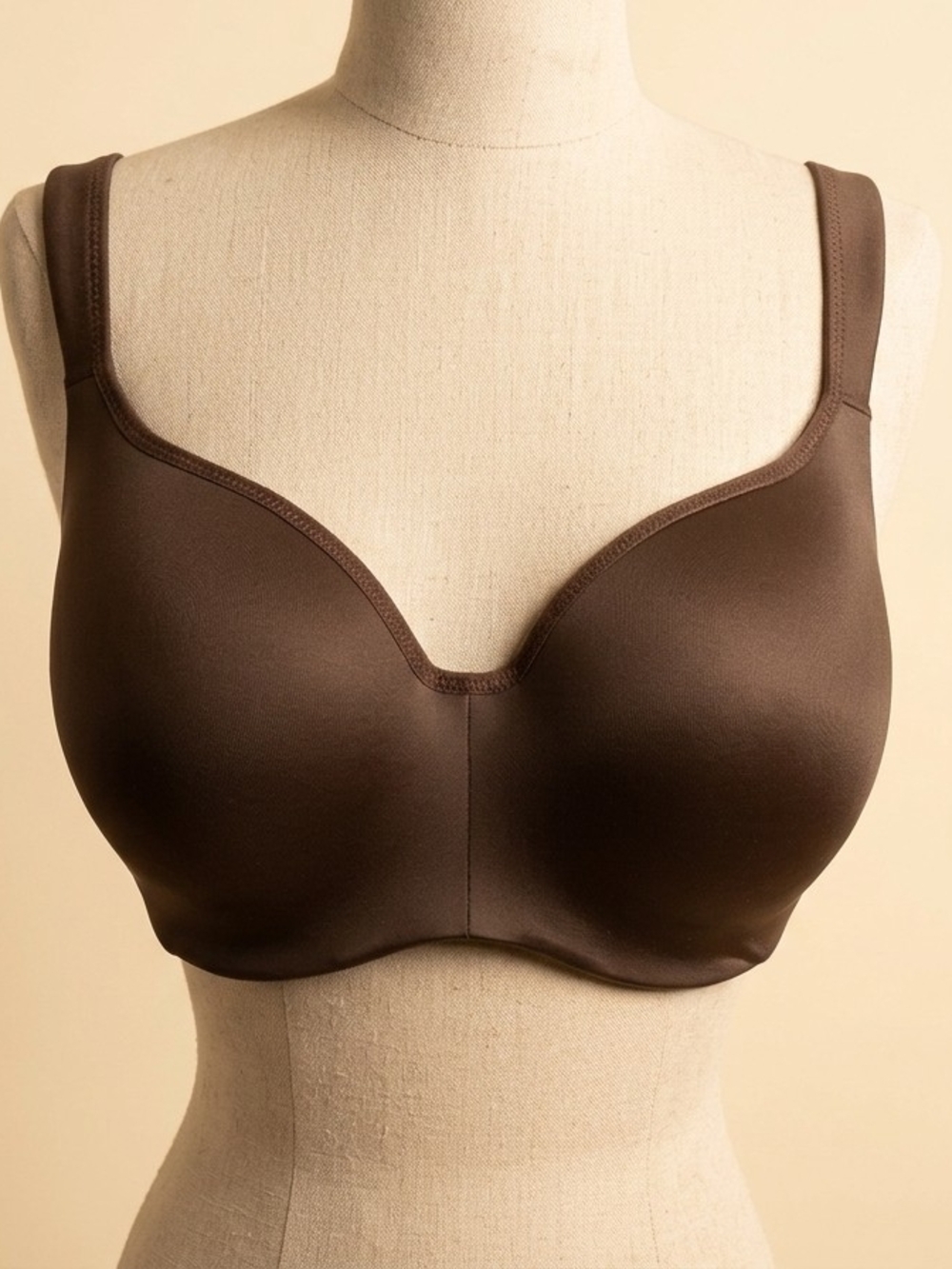 Smooth Everyday Full-Coverage Bra — Brown